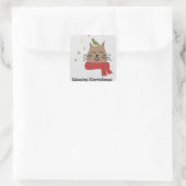Carré Sticker Chant de Noël Joyeux (Sac)