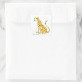 Carré Sticker Cheetah (Sac)