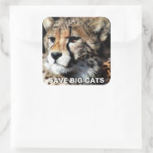 Carré Sticker Cheetah (Sac)