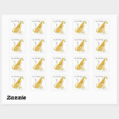 Carré Sticker Cheetah (Feuille)