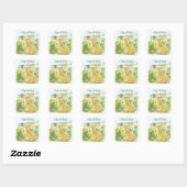Carré Sticker Cheetah Hey Wild Thing (Feuille)