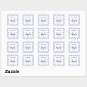 Carré Sticker Chevron Monogram lavande (Feuille)