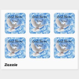 Carré Sticker Classic Dove