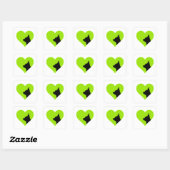 Carré Sticker Classic Round Chihuahua (Feuille)