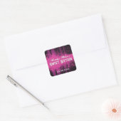 Carré Sticker Club Flyer Look Sweet 16 (Enveloppe)