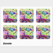 Carré Sticker Cool pour l'énergie de Los Angeles (Feuille)