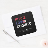 Carré Sticker Coquito Christmas (Enveloppe)