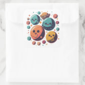 Carré Sticker Cosmic Party Planets (Sac)
