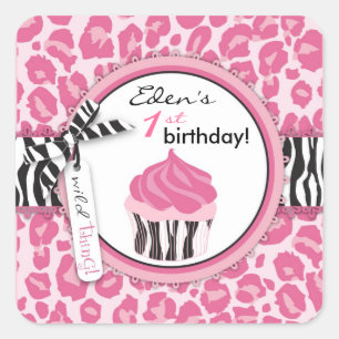 Carré Sticker CP Wild Cupcake 2
