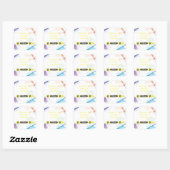 Carré Sticker Crayon Favor | jaune (Feuille)