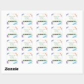 Carré Sticker Crayon Favor | Vert (Feuille)