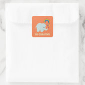 Carré Sticker créatif (Sac)