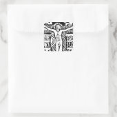 Carré Sticker Crucifix (Sac)