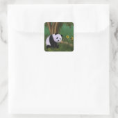Carré Sticker Cute Panda (Sac)