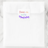 Carré Sticker d'affirmation positive (Sac)