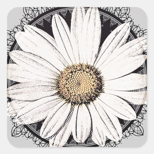 Carré Sticker Daisy Mae (Devant)