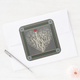 Carré Sticker d'amour
