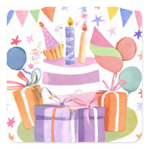 Sticker d'anniversaire