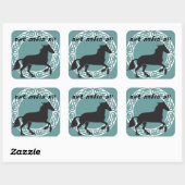 Carré Sticker d'anniversaire hébreu (Feuille)