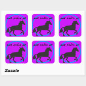 Carré Sticker d'anniversaire hébreu (Feuille)