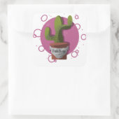 Carré Sticker de cactus sans serrure (Sac)
