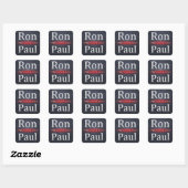 Carré Sticker de campagne Ron Paul 2012 (Feuille)