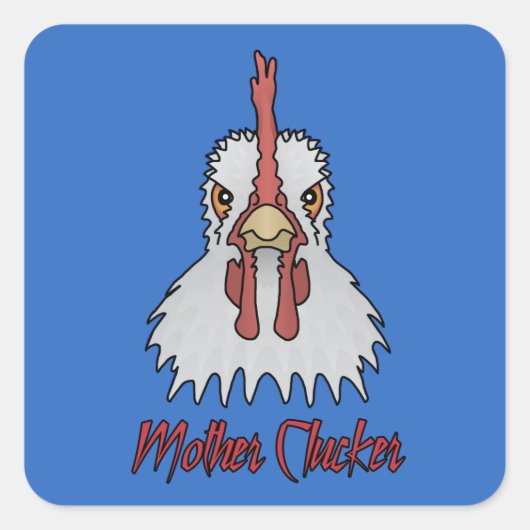 Carré Sticker de Clucker (Devant)