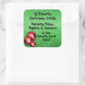 Carré Sticker de collection 12 carols préférés (Sac)
