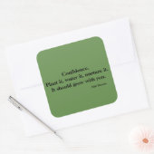 Carré Sticker de confiance (Enveloppe)