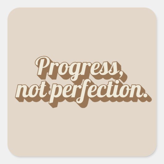 Carré Sticker de devis motivationnel (Devant)