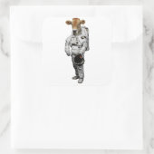 Carré Sticker de Kuh Astronaut (Sac)