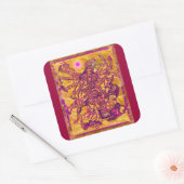 Carré Sticker de la déesse Durga (Enveloppe)