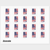 Carré Sticker de l'Association des petits officiers de p (Feuille)