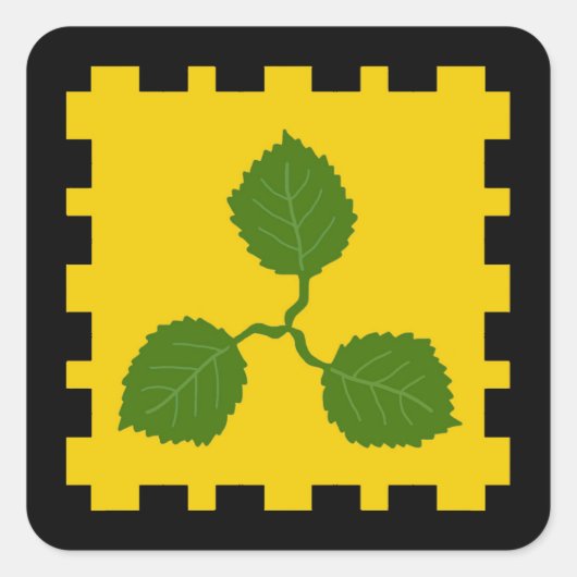 Carré Sticker de l'insigne de la populace SCA Caerthe (Devant)