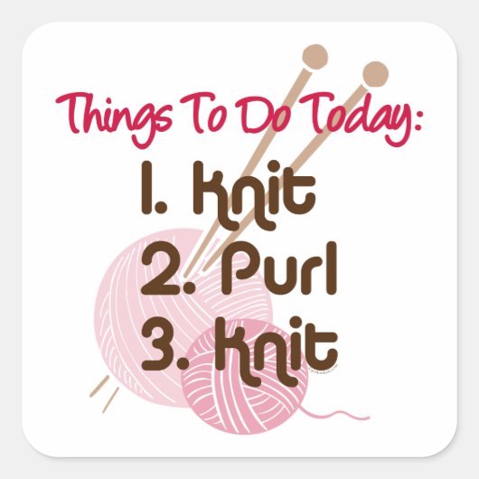 Carré Sticker de liste à faire (Devant)