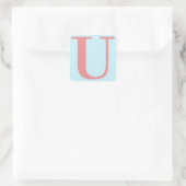 Carré Sticker de logo non écrit (Sac)