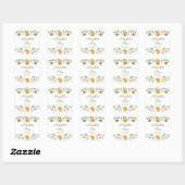 Carré Sticker De Mariage À Thème Abee Favor/Cadeau (Feuille)