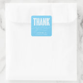 CARRÉ STICKER DE MERCI MODERNE ET GRAD SIMPLEMENT BOLD (Sac)