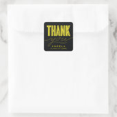 CARRÉ STICKER DE MERCI MODERNE ET GRAD SIMPLEMENT BOLD (Sac)