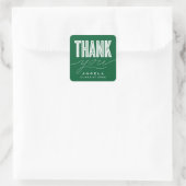 CARRÉ STICKER DE MERCI MODERNE ET GRAD SIMPLEMENT BOLD (Sac)