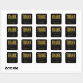 CARRÉ STICKER DE MERCI MODERNE ET GRAD SIMPLEMENT BOLD (Feuille)