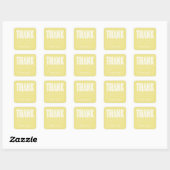 CARRÉ STICKER DE MERCI MODERNE ET GRAD SIMPLEMENT BOLD (Feuille)
