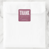 CARRÉ STICKER DE MERCI MODERNE ET GRAD SIMPLEMENT BOLD (Sac)