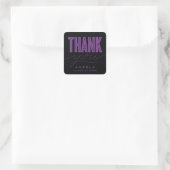 CARRÉ STICKER DE MERCI MODERNE ET GRAD SIMPLEMENT BOLD (Sac)