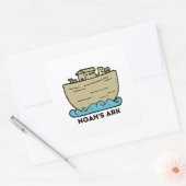 Carré Sticker de Noah's Ark Kid (Enveloppe)