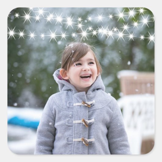 Carré Sticker de Noël (Devant)