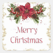 Carré Sticker de Noël (Devant)