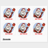 CARRÉ STICKER DE NOËL (Feuille)