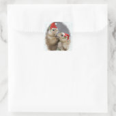 Carré Sticker de Noël Kiss (Sac)