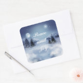 Carré Sticker de nuit d'hiver (Enveloppe)
